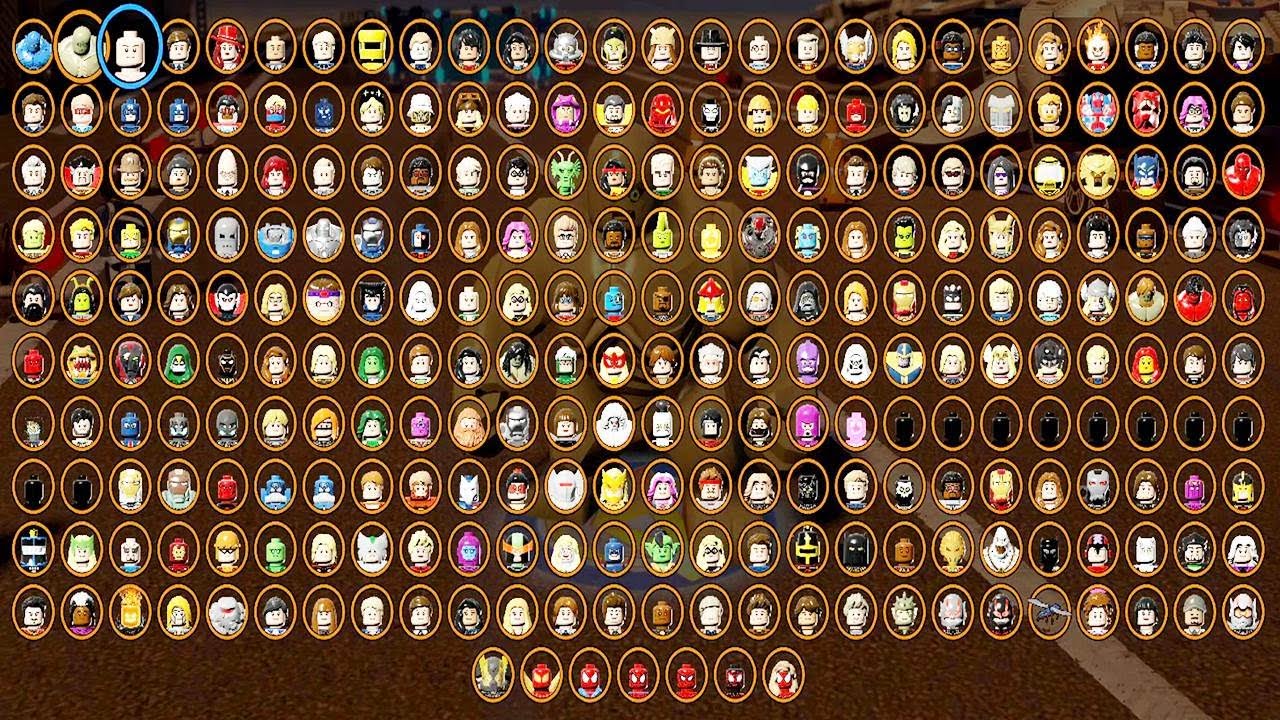 LEGO: Avengers - Todos os Personagens!!! (All Characters)