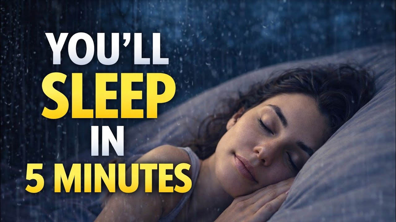 Fall Asleep in 5 Minutes with This Rain Sound