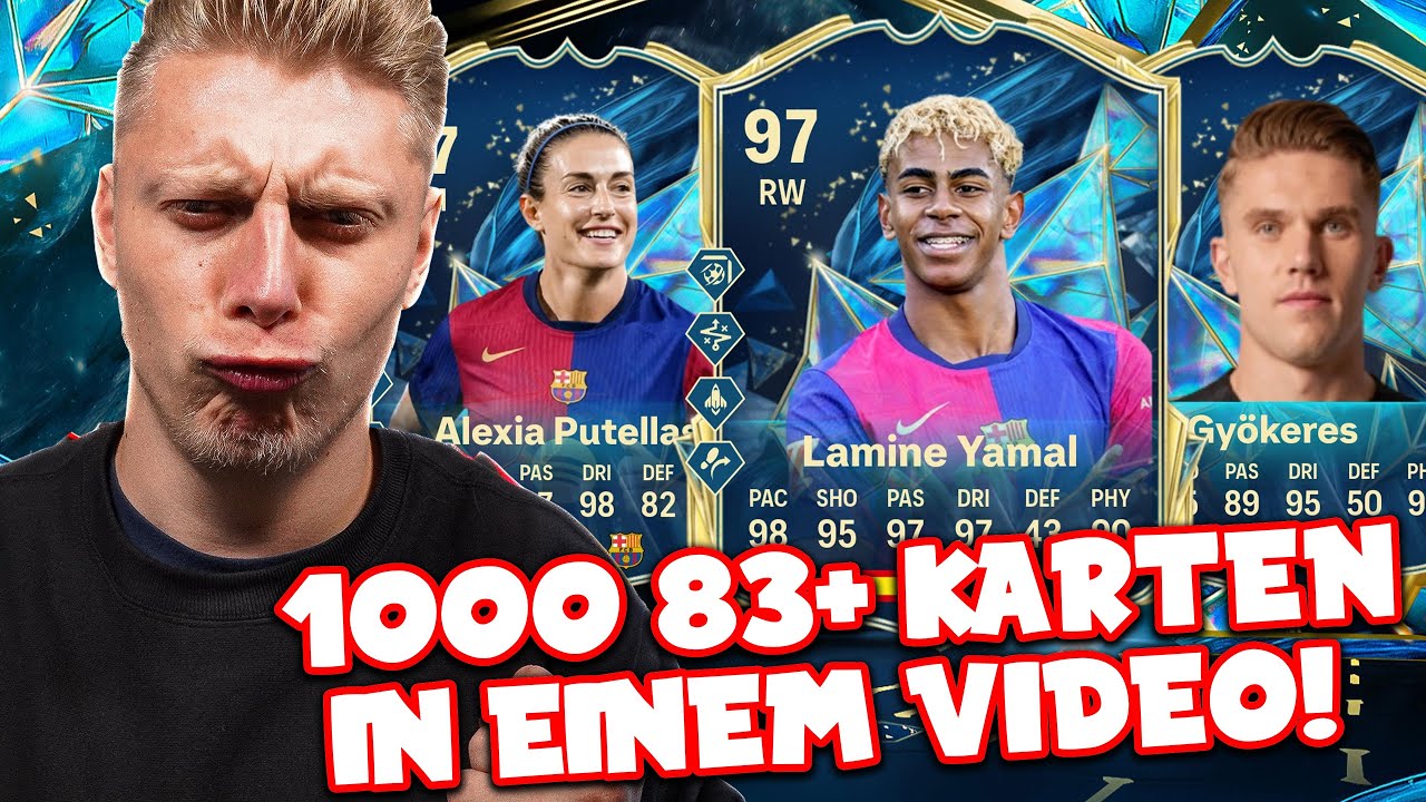 ICH ZIEHE 1000! 83+ KARTEN IN EINEM VIDEO zum LA LIGA TOTS!!