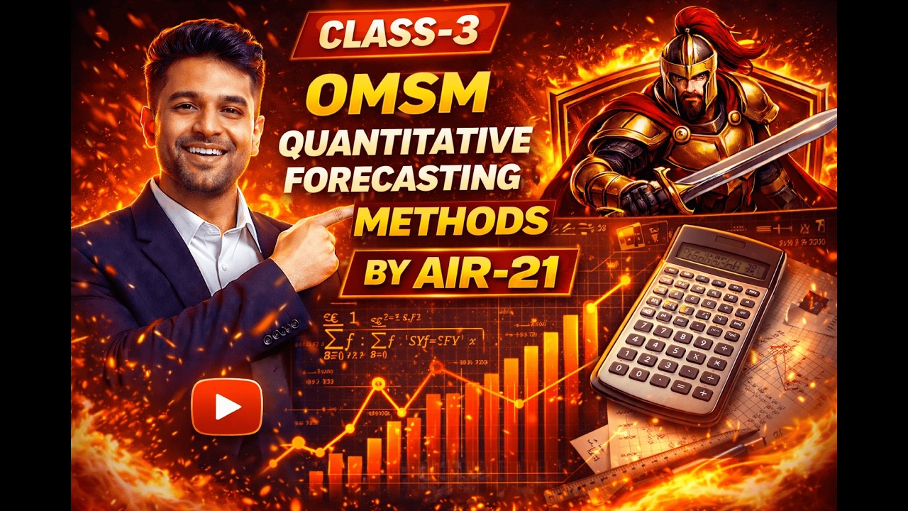 Class 3 | OMSM Demand  Forecasting  | CMA Inter | AIR 21