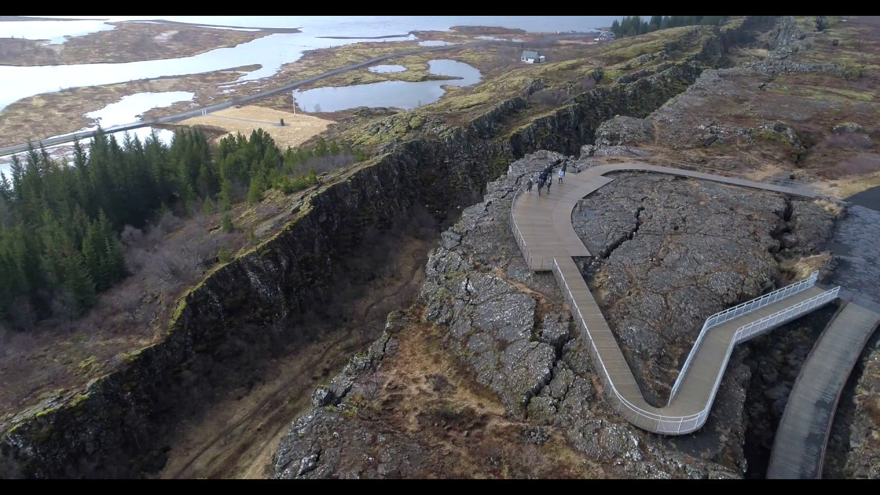 Island,  Pingvellir  Thingvellir, National Park 1080p 60fps