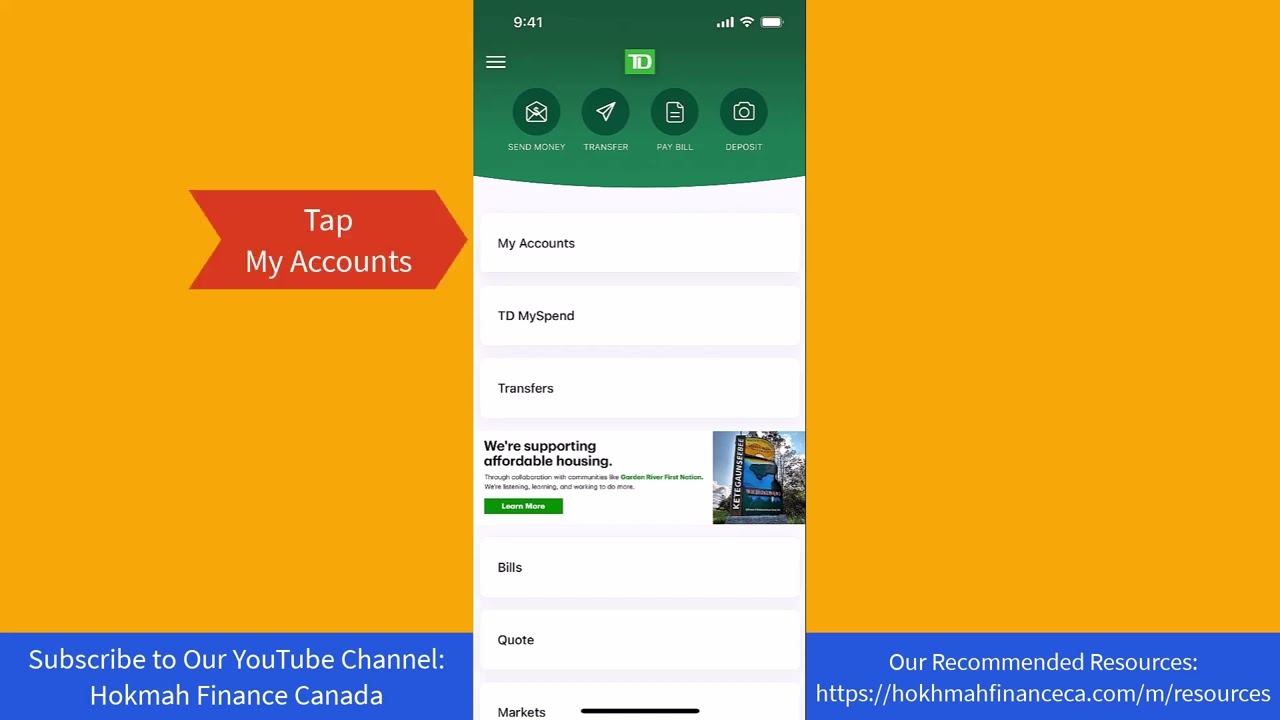 How to View Your Transaction Limits on TD Bank App