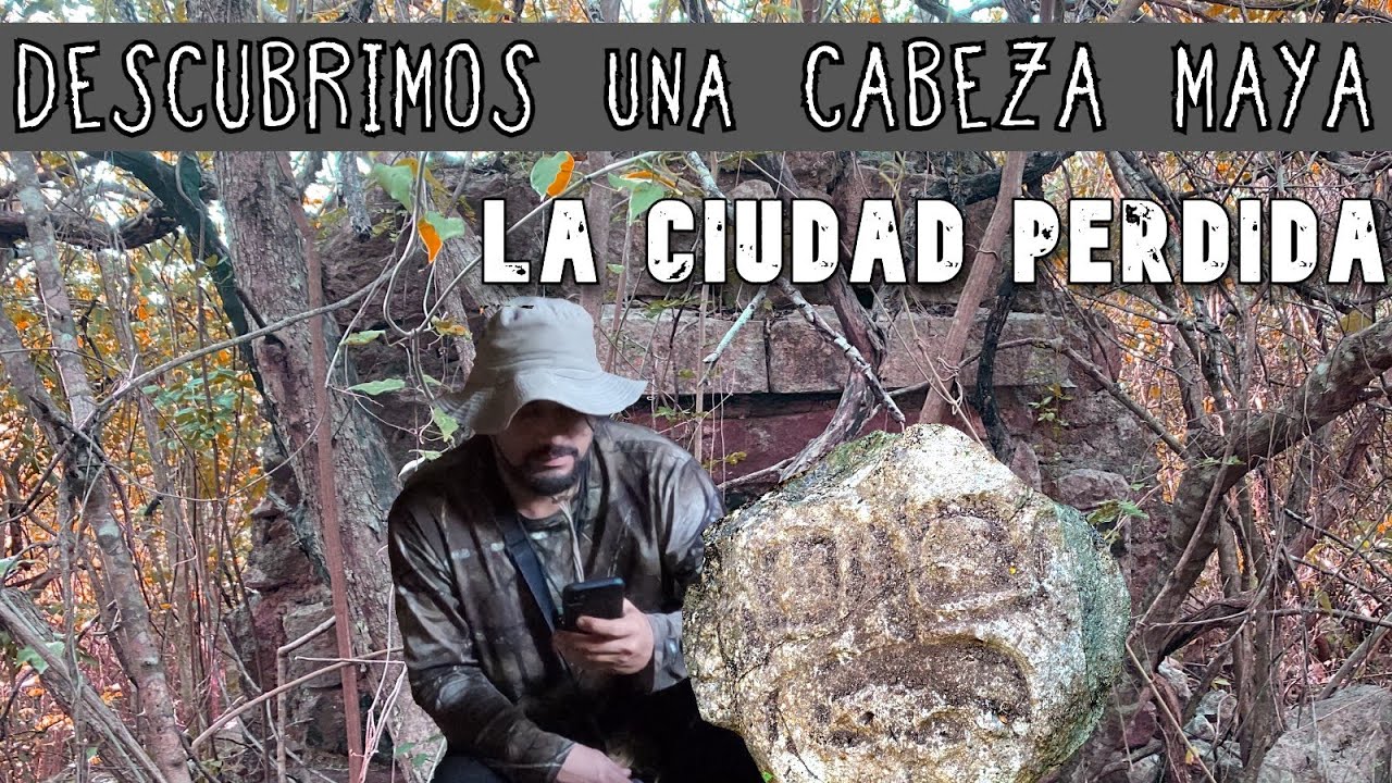 DESCUBRIMOS una CABEZA MAYA de ROCA, y una CIUDAD ANCESTRAL, PERDIDA en la SELVA.
