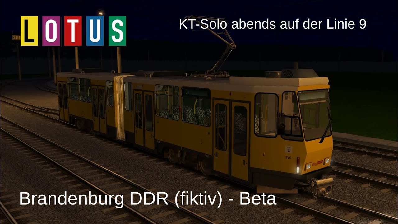 LOTUS - eine Fahrt mit der abendlichen 9 im KT4Dt-M