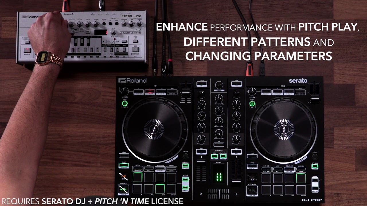 Roland DJ-202: MIDI Output