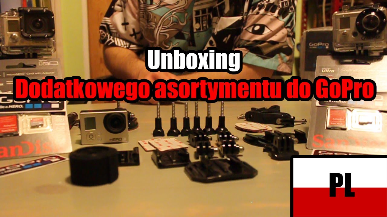 Unboxing dodatkowego asortymentu do GoPro [PL]