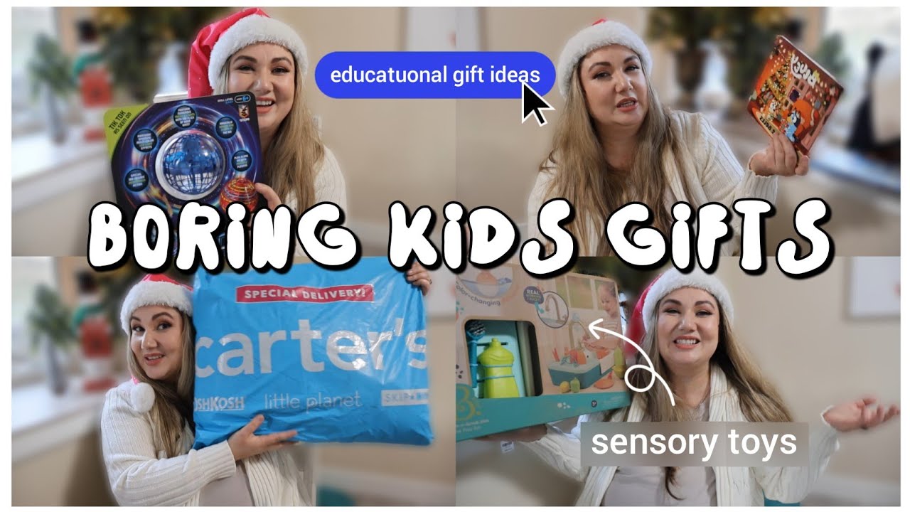 WHAT I GOT MY KIDS FOR CHRISTMAS 2024 | Kids Gift Guide, Sensory Toys and Carters Haul