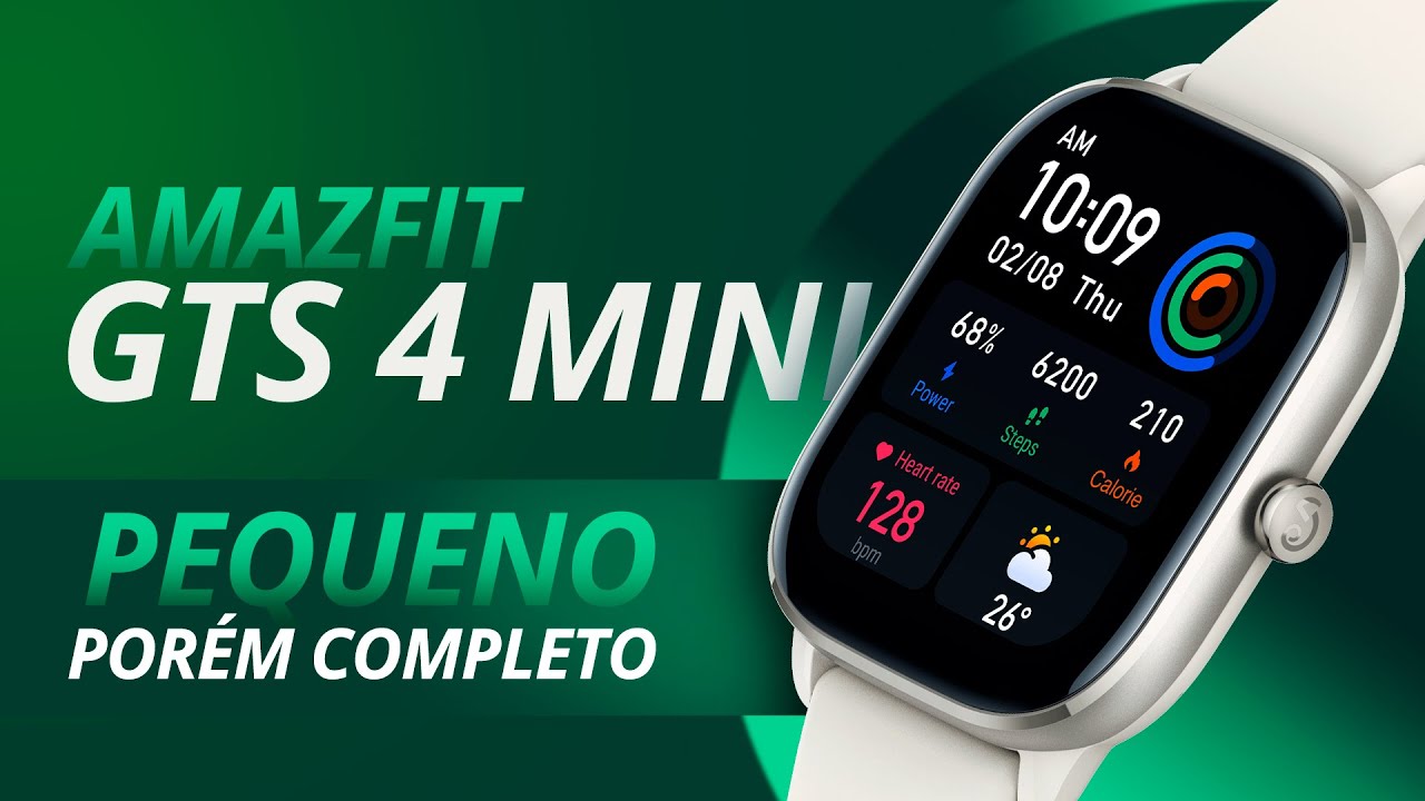 Amazfit GTS 4 Mini, o smartwatch 