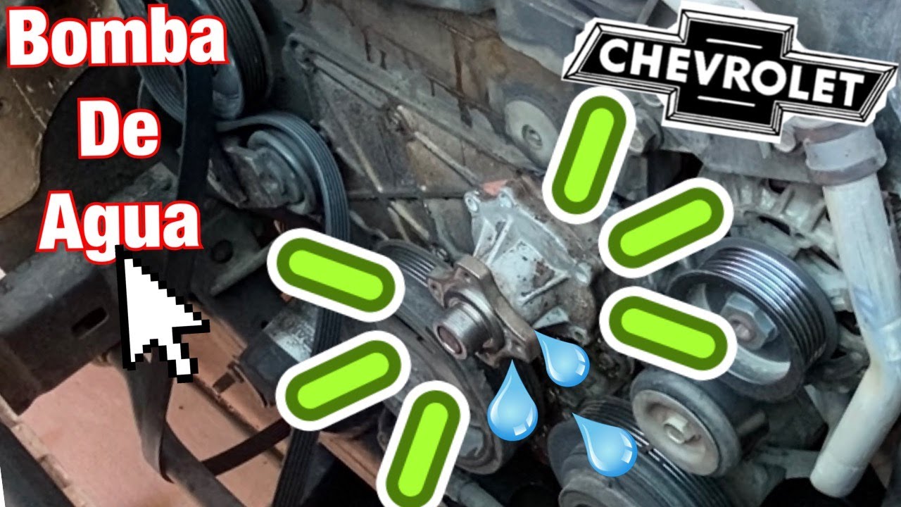 Como Cambiar la Bomba de agua de Chevy Colorado 2006 2.8 Camioneta Chevrolet