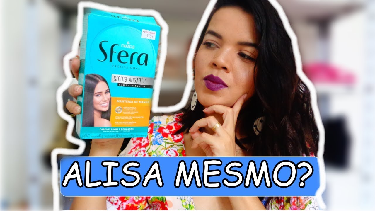 CREME ALISANTE SFERA  NAZCA PARA CABELOS FINOS E DELICADOS