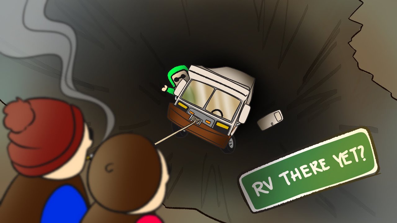 A bear camps our camper and we get stuck in a hole | RV There Yet? | #2