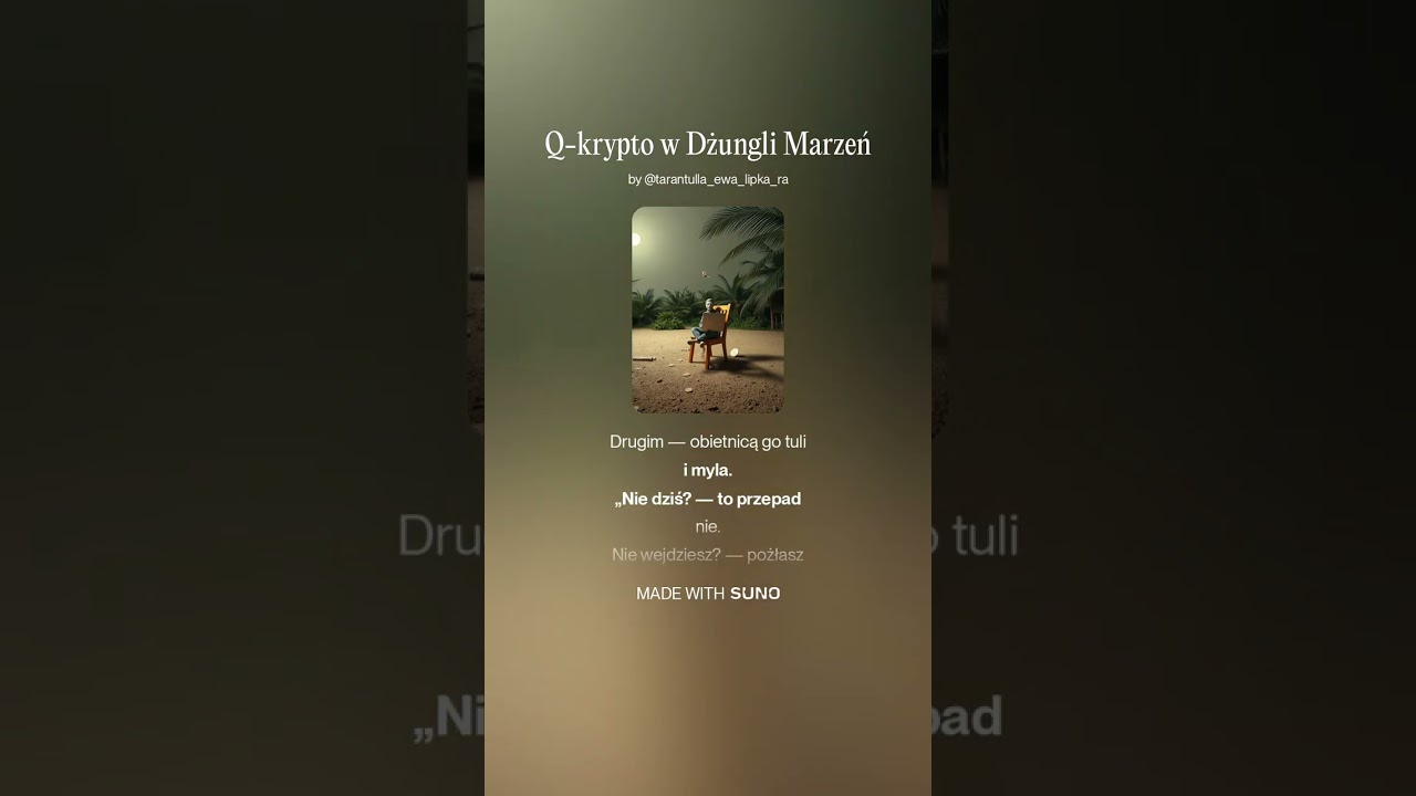4 - Q-krypto w Dżungli Marzeń - tekst Czat GPT, śpiew i muzyka AI (Suno) 🎵 - 26.02.2026