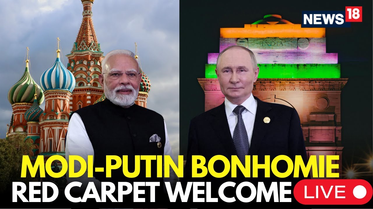 LIVE Coverage: Modi-Putin Bonhomie Highlights India-Russia Friendship | Red Carpet Welcome For Putin