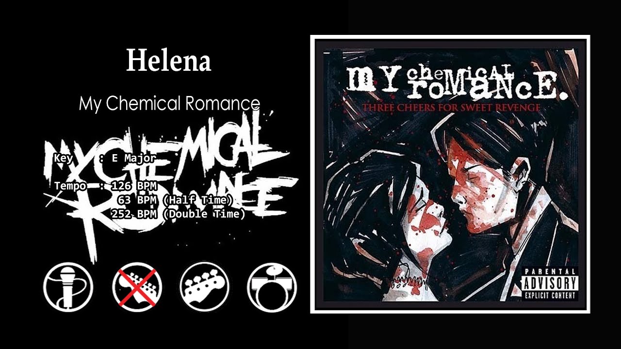 My Chemical Romance - Helena (Backing Track - No Guitar)