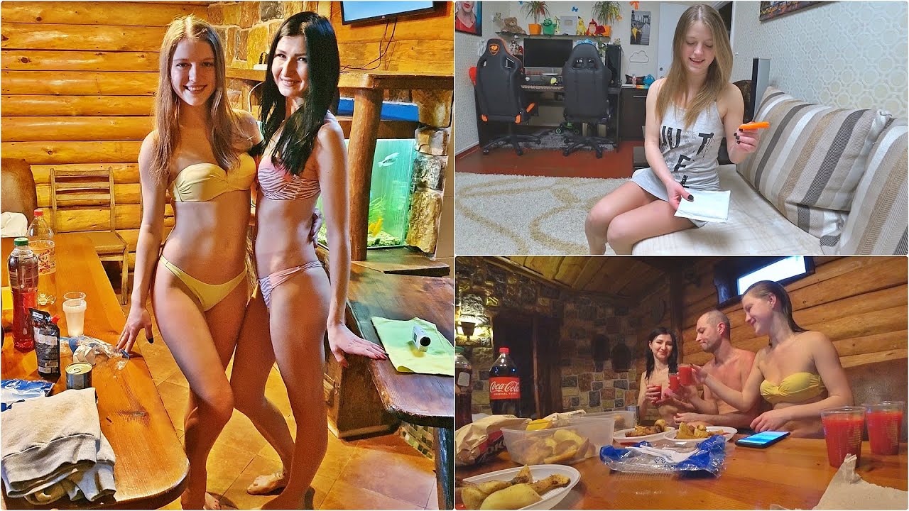 Наконец-то мы сходили в баню