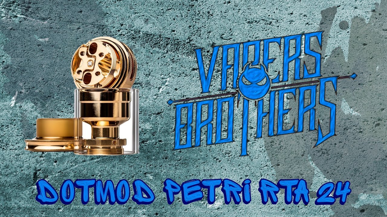 Dotmod Petri RTA 24mm - золотая цяцька