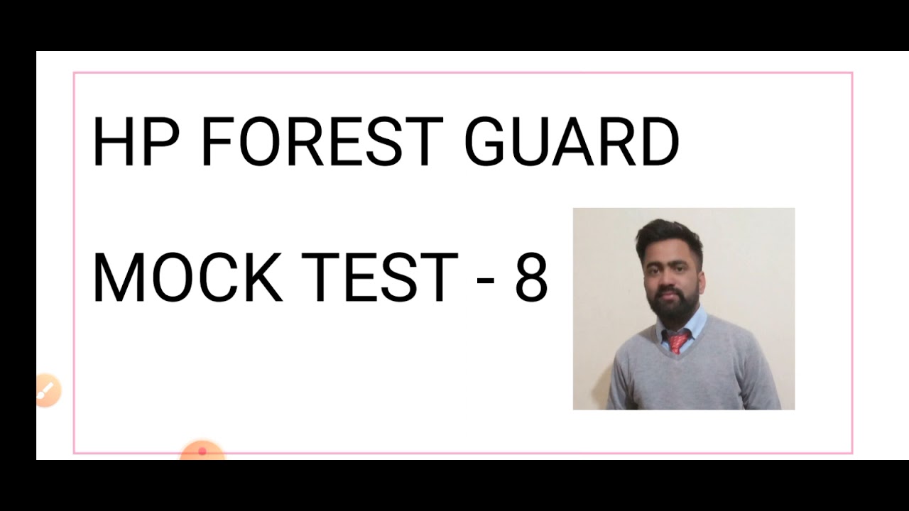 Hp forest guard mock test-8