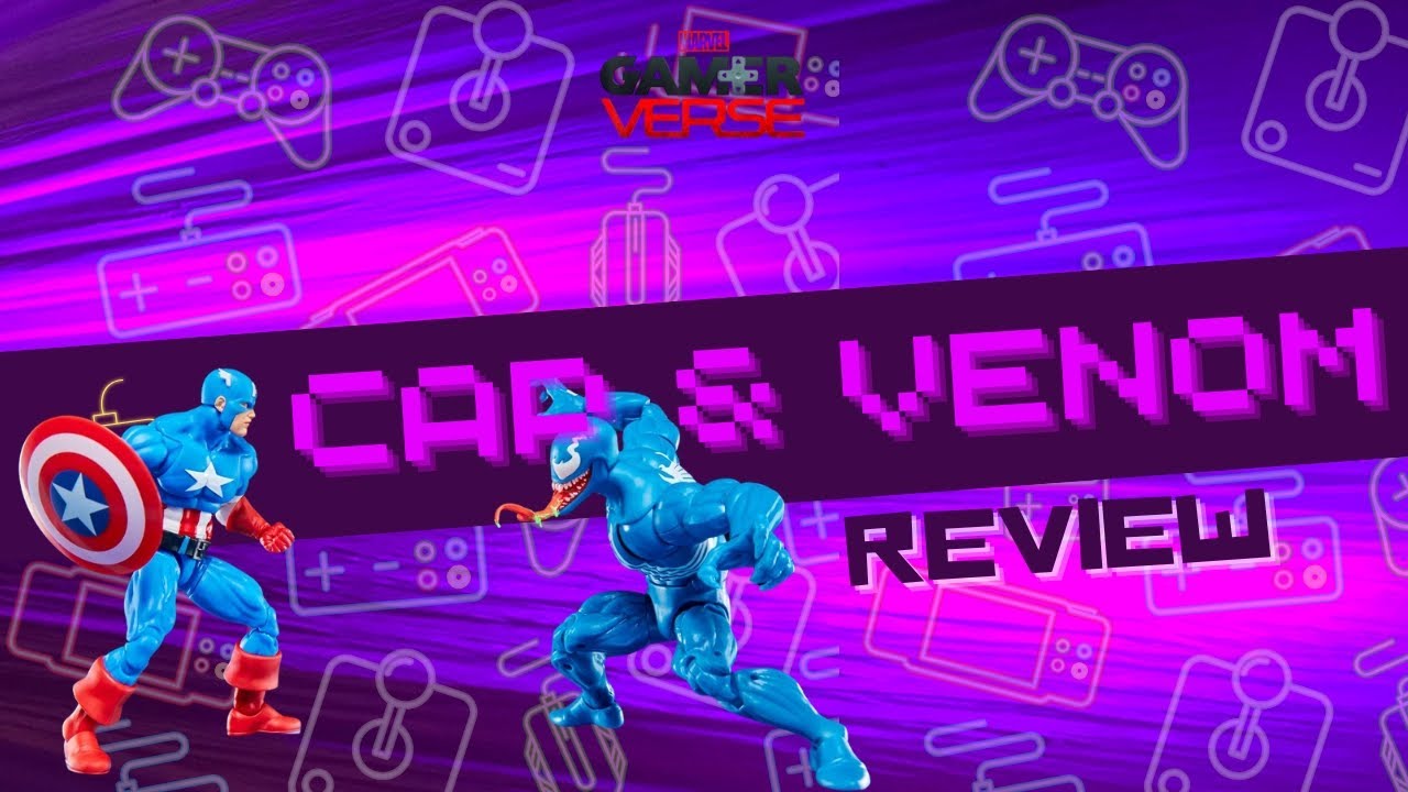 Набор Marvel Legends GamerVerse Капитан Америка и Веном: обзор и распаковка! | MvC 2