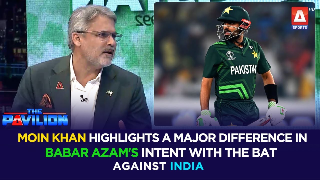 This wasn't his natural game... Moin Khan highlights a major difference in #Babar's intent with bat!
