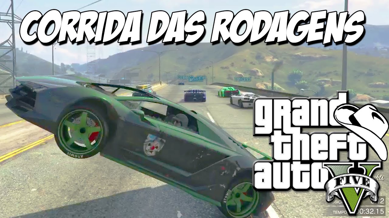 GTA 5 Online (PS4) - Corrida da Rodagem: Todo mundo me rodou !