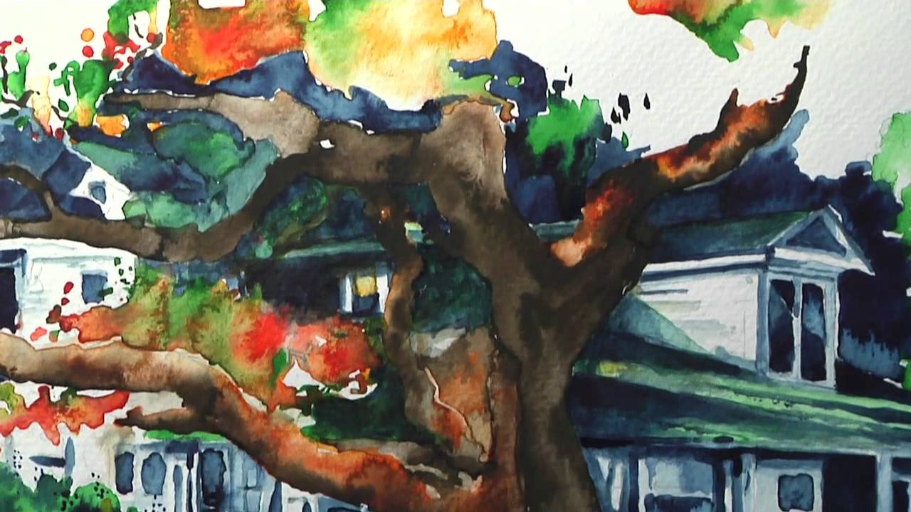 Bismarck Artist Ric Sprynczynatyk Creates Ten Watercolor Paintings in Ten Days-KXMB