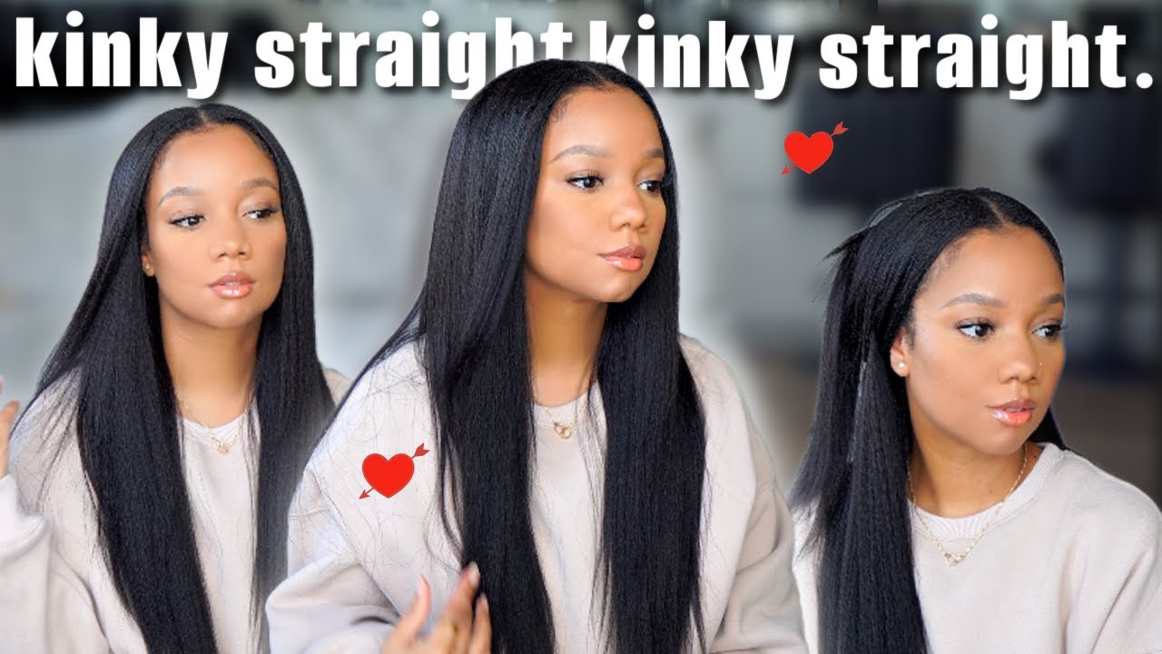 Want A Sew-In? Try This Kinky Straight V-part Wig | Start To Finish Hair Tutorial | Alipearl Hair: