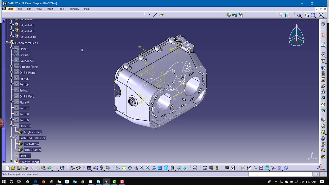 Keyboard shortcuts for CATIA
