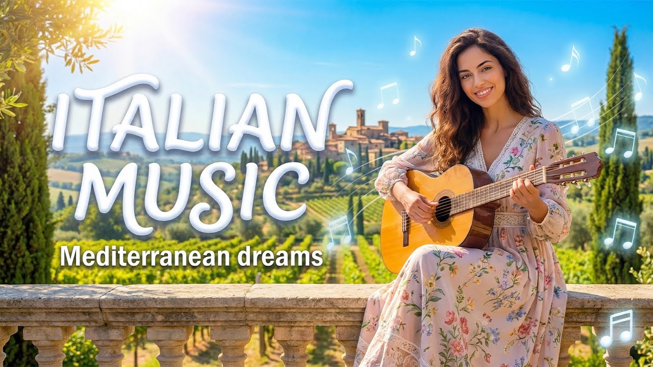 Italian Acoustic Guitar Music | Mediterranean Italy Seaside Vibes for Deep Relax