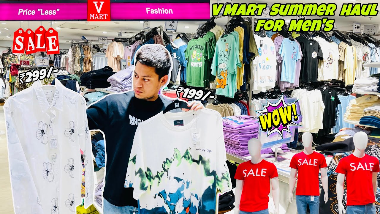V Mart Summer Haul For Men&rsquo;s | V Mart Collection starting at ₹99/- | praveen dahima