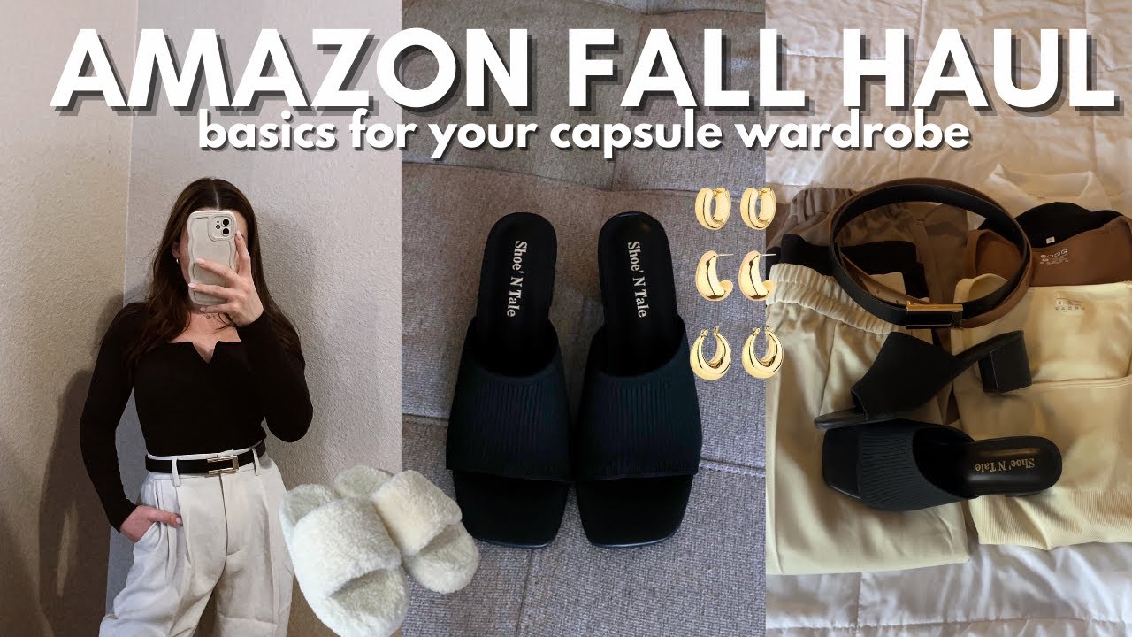 Amazon FALL Haul 🍂 | 2023 Fall Basics & Upcoming Trends