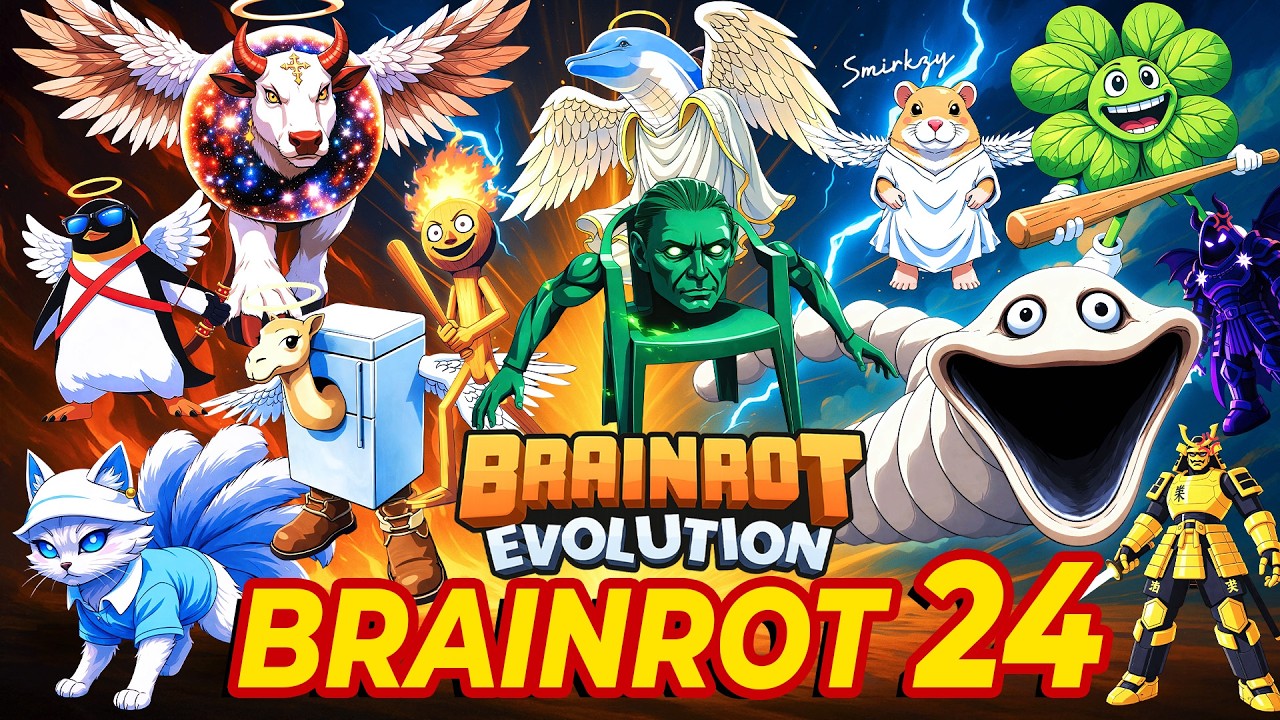 Smirkzy Studio - Brainrot Anime Opening Song 24 (Official MV) ft. NEW BRAINROT EVOLUTION CHARACTERS