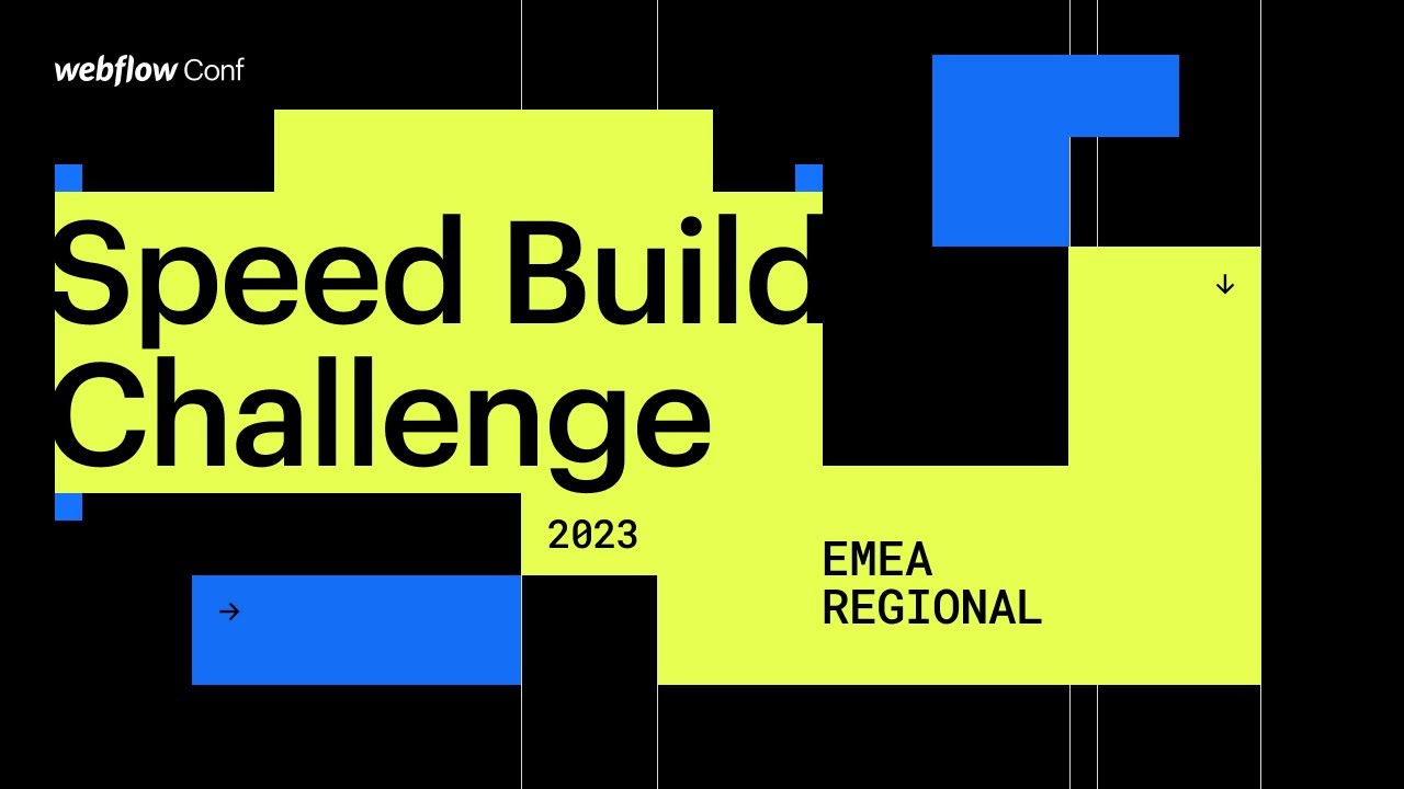 2023 Webflow Speed Build Challenge - EMEA Regional