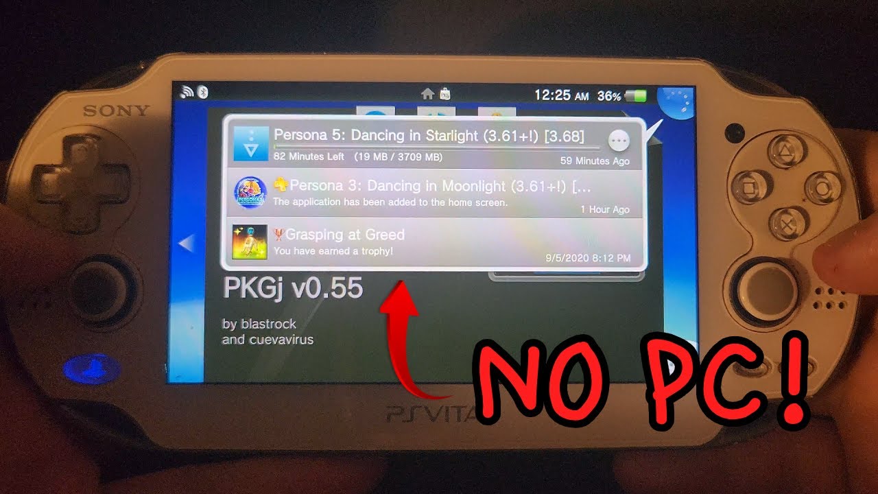Как загрузить игры на модифицированную PSVITA (БЕЗ ПК!)