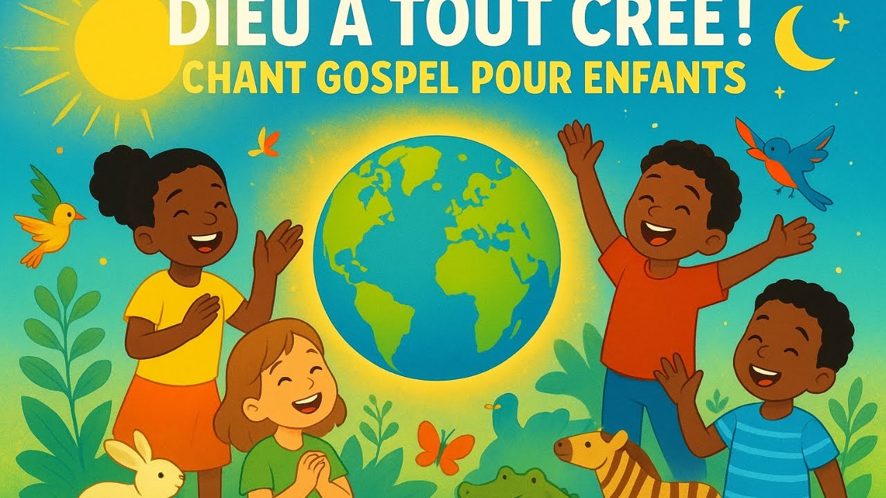 Dieu a tout créé – Chant Gospel pour Enfants sur la Création  Genèse 1 Afro Gospel Kids Song
