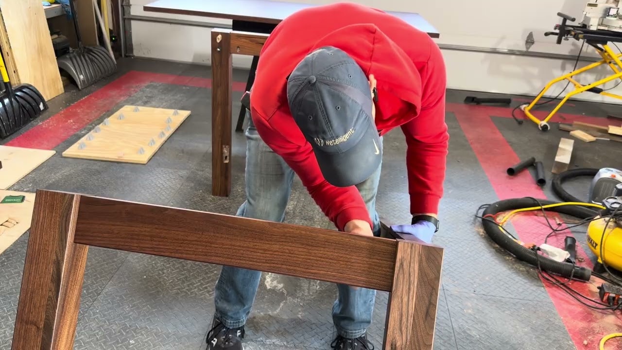 Walnut Table Assembly - Part 2