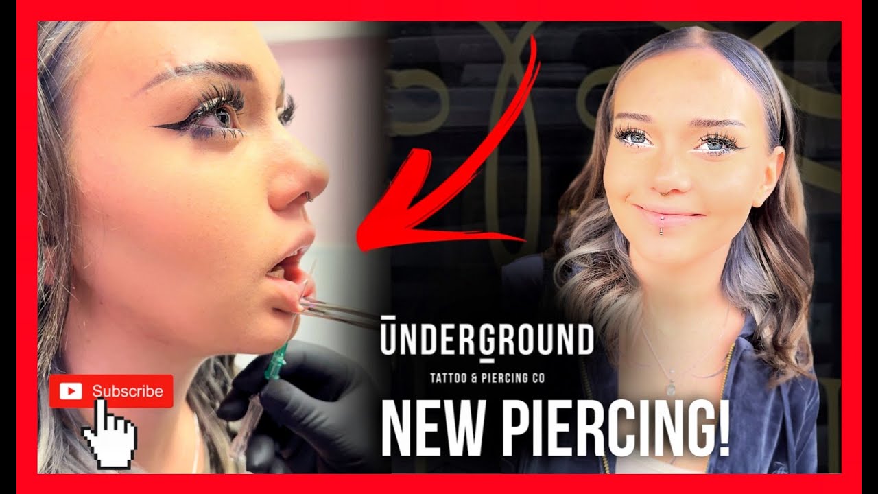 Прокол вертикальной губы в @undergroundbodypiercing ✨ Первый видеоблог о пирсинге губы