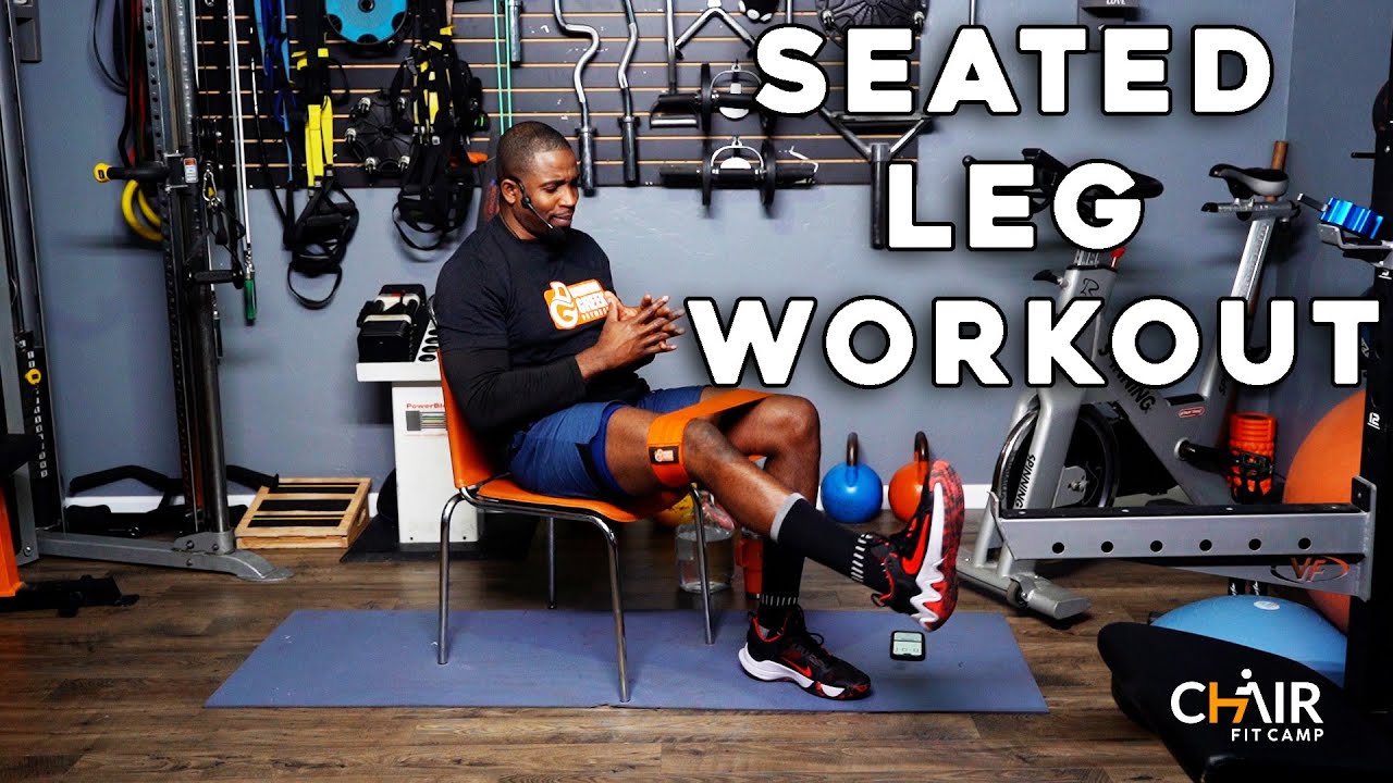 15 Minute Seated Leg Workout: Strengthen Your Legs With These Chair Exercises.