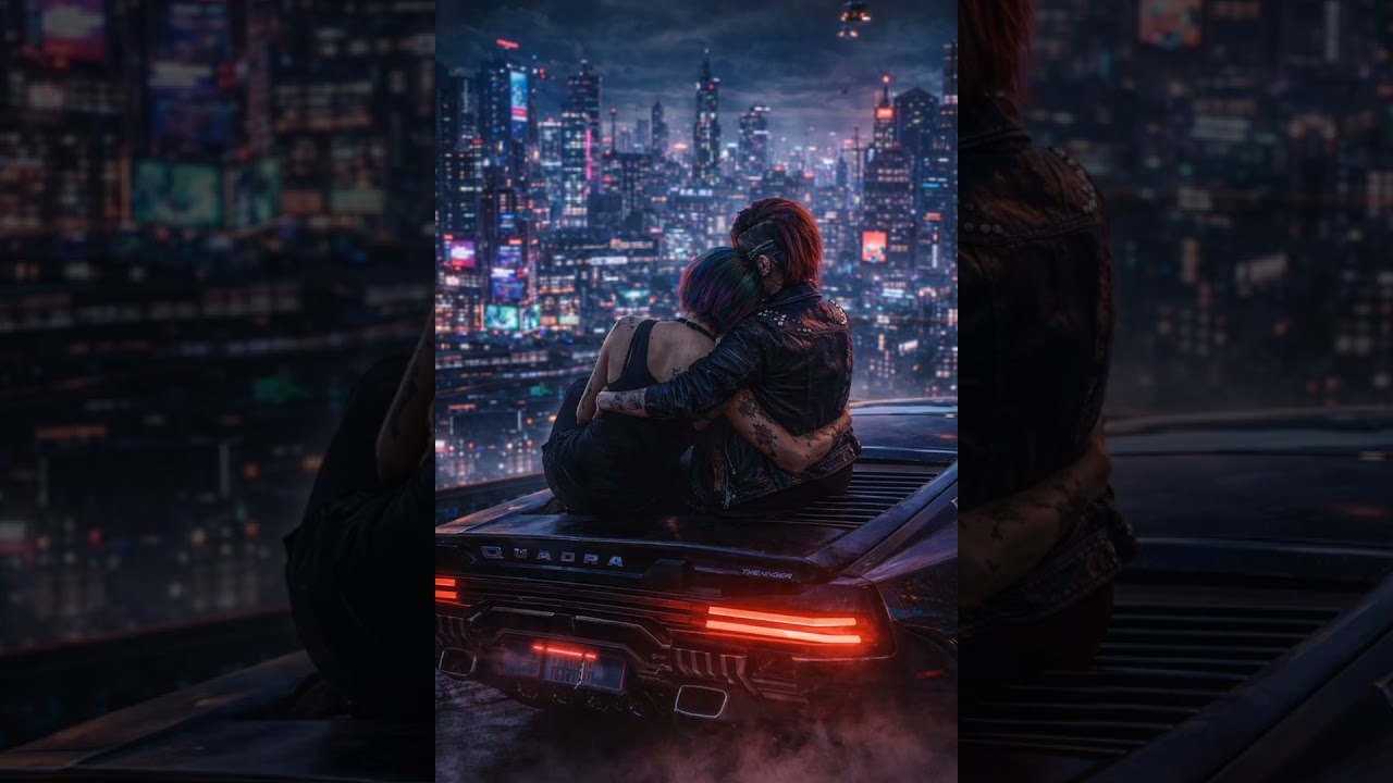 Neon Scar Hearts 