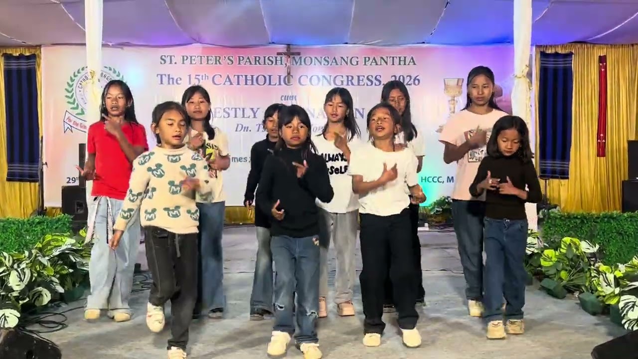 Special  dance performed by (HCCC)Monsang Pantha kids 