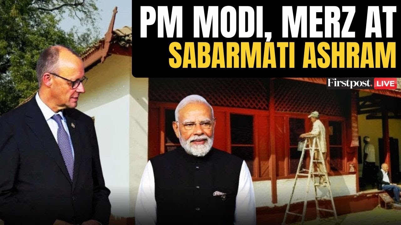 PM Modi LIVE: PM Modi, Merz at Sabarmati Ashram in Gujarat | India Germany Ties |