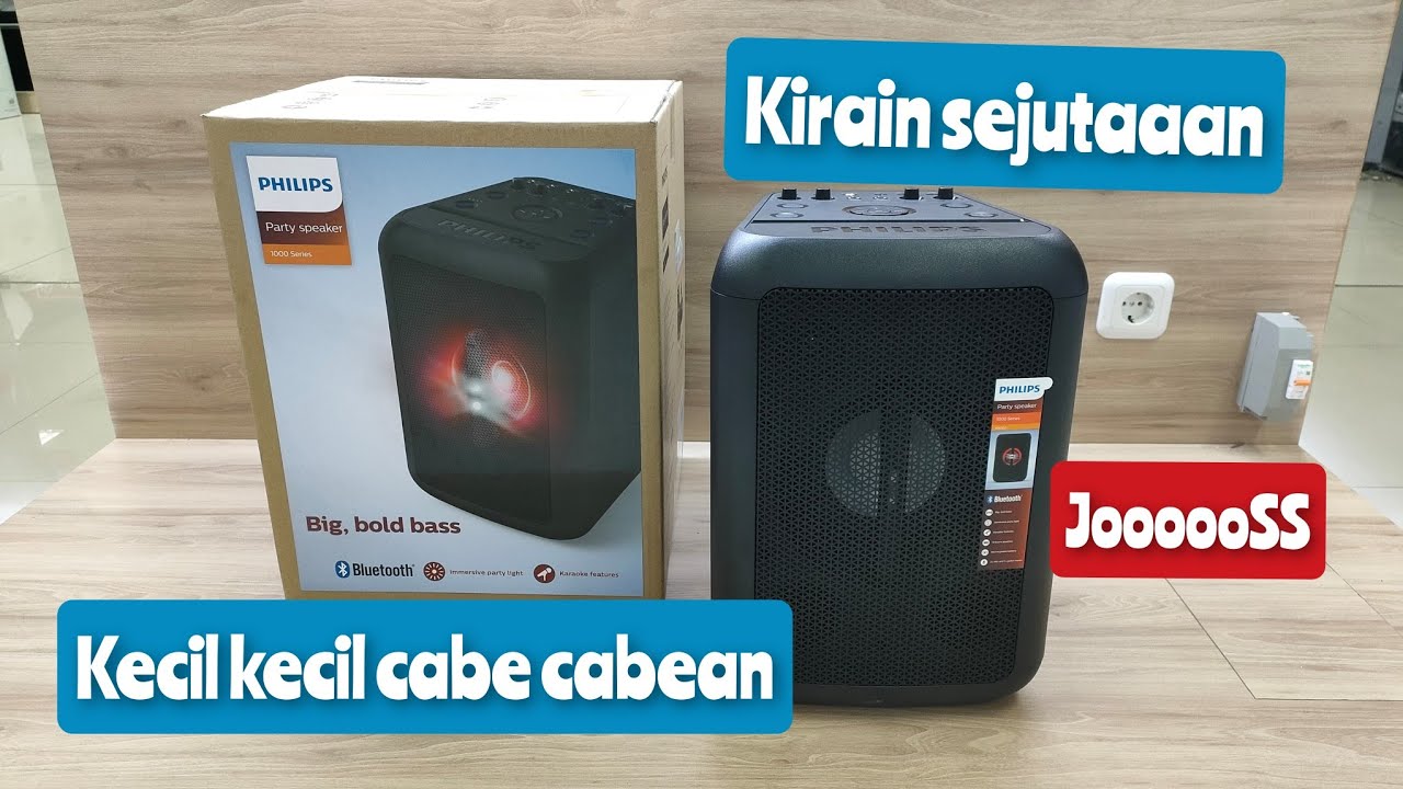UNBOXING PHILIPS SPEAKER TANX1000