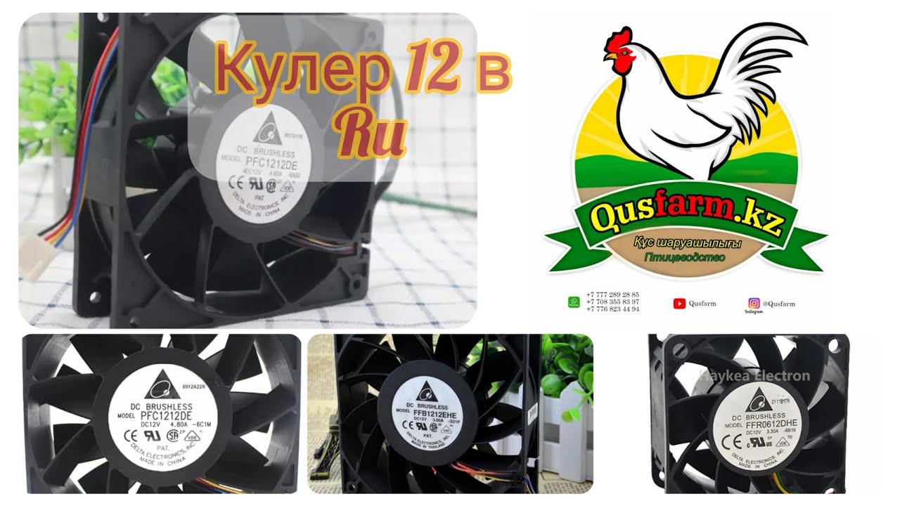 Кулера Вентиляторы на 12 вольт мощные 7500об.мин. Инкубатор обзор.Инкубатор своими руками Ru