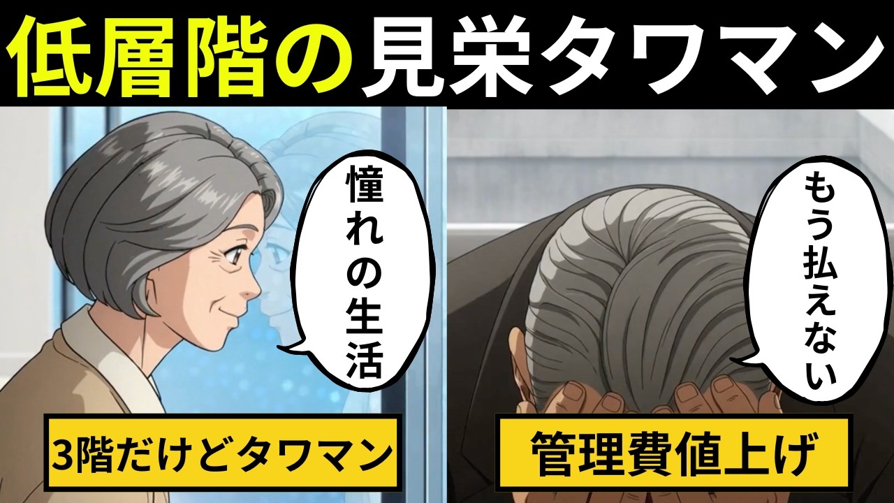 【漫画】世帯年収700万円でタワマン買った63歳夫婦の末路。管理費だけで月5万円…「身の丈を知れ」と言われても