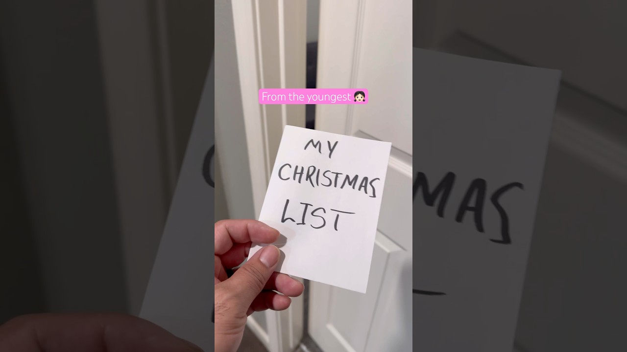 That&rsquo;s all i want for Christmas 🥲#middlechild #shorts #youtubeshorts #love #homemade #wow #siblings