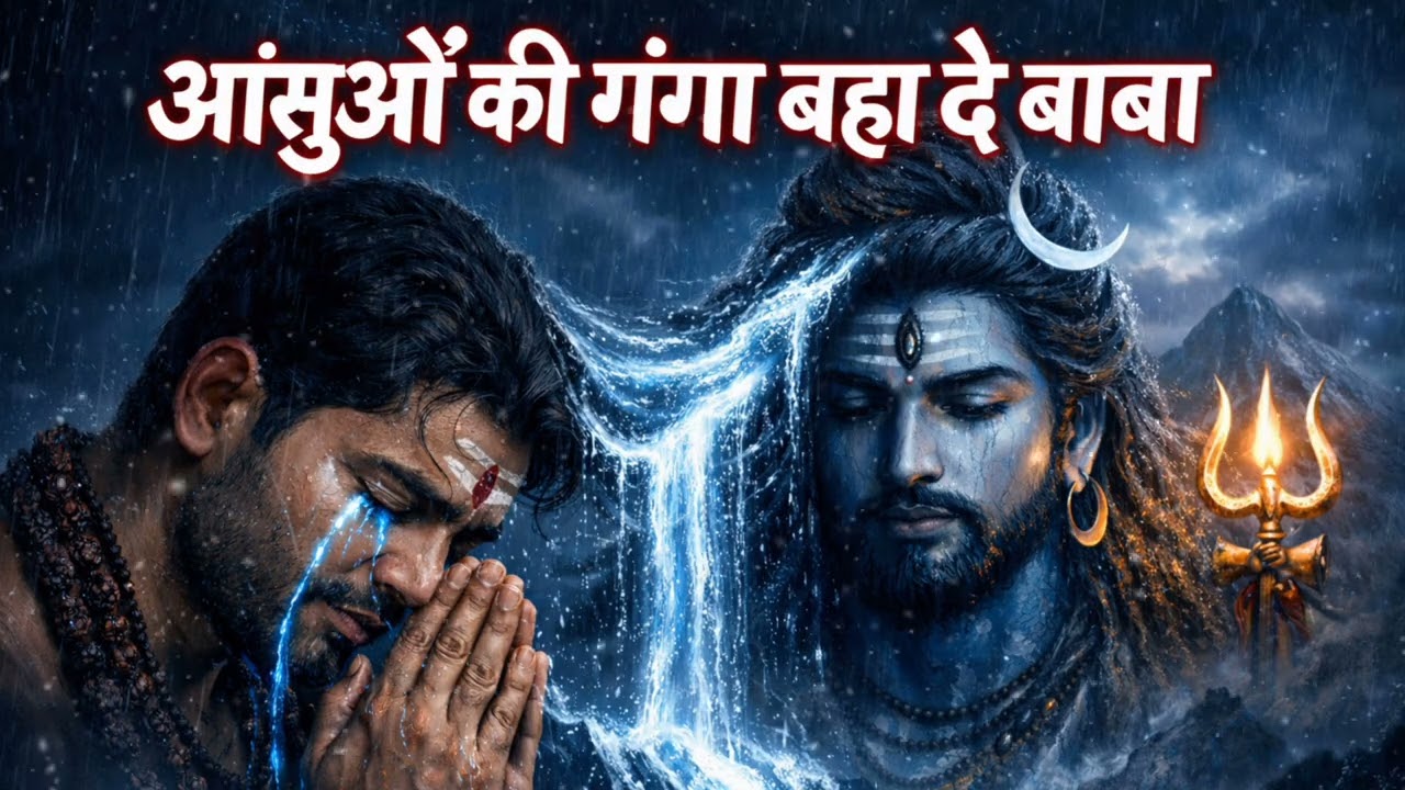 आंसुओं की गंगा बहा दे बाबा | Emotional Shiv Bhajan | Heart Touching Mahadev Song 2026