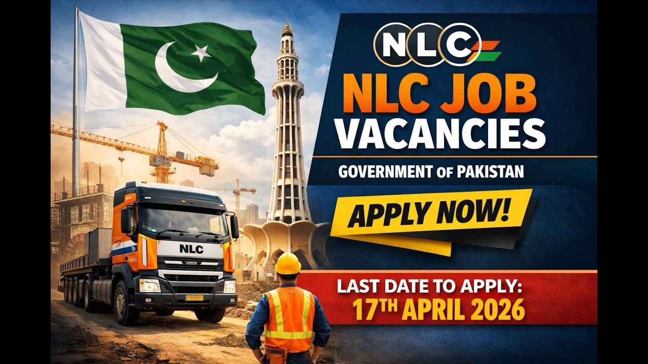 Apply Online from Any City in Pakistan | NLC Jobs 2026