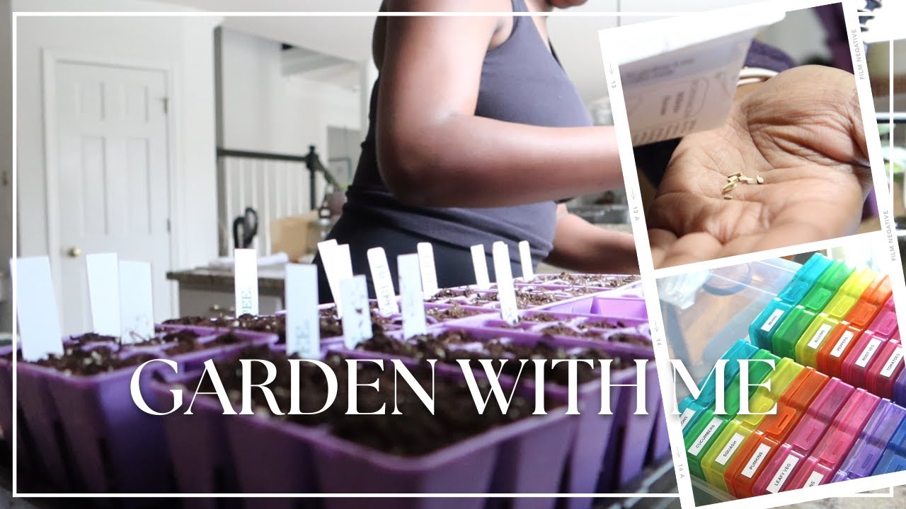 THE FIRST SEEDS OF THE YEAR - 2024 Garden Planning & Seed Organizing  | January Garden Vlog
