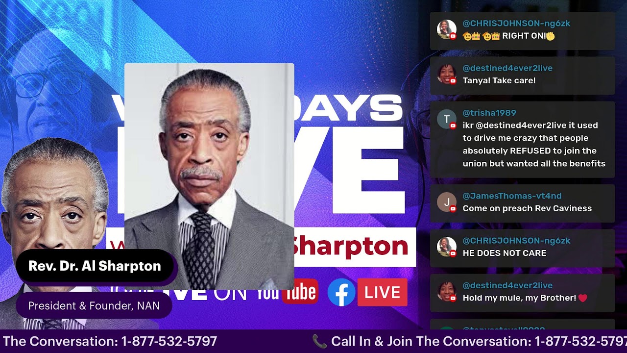 Weekdays Live with Rev. Al Sharpton | Keepin It Real Radio Show