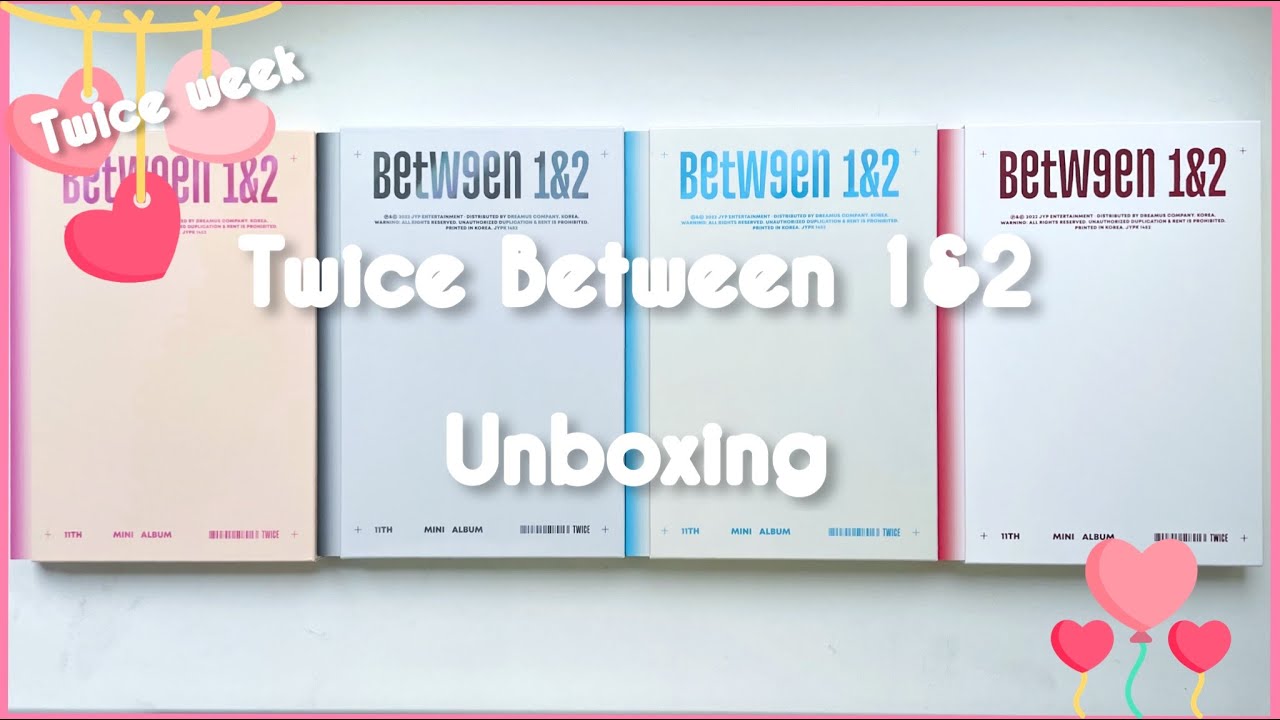 ✨ Распаковка альбома Twice Between 1&2 (предзаказки JYP Shop) ✨ Неделя Твайс ч.1✨