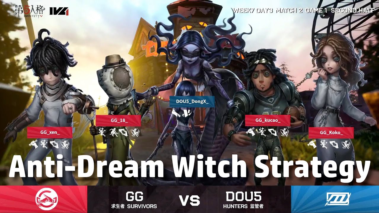 IVL: The Anti- Dream Witch Strategy | GG vs DOU5 | Identity V League 2021 [Eng Sub]